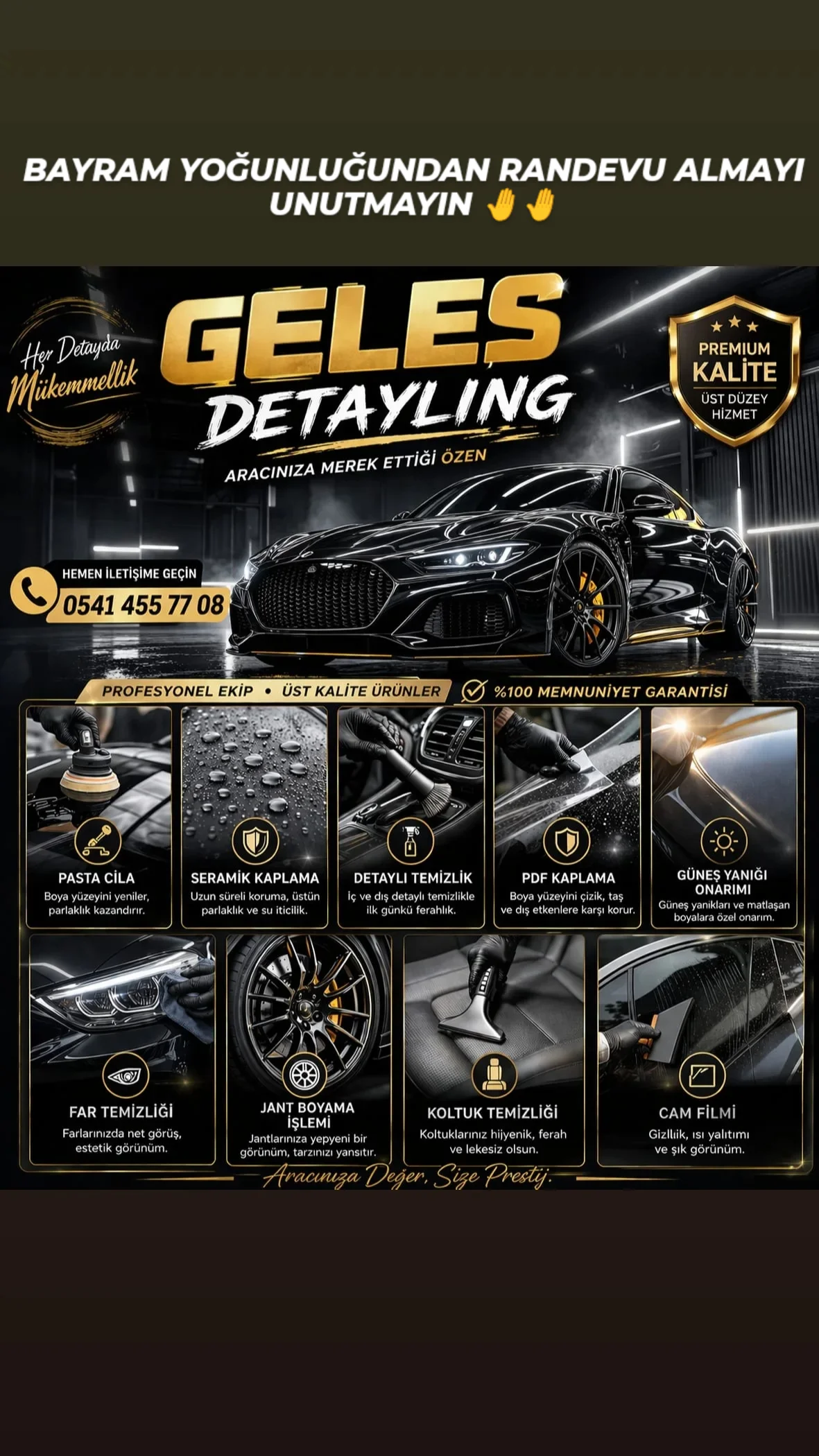 GELES DETAİLİNG OTO AKSESUAR — kapak görseli