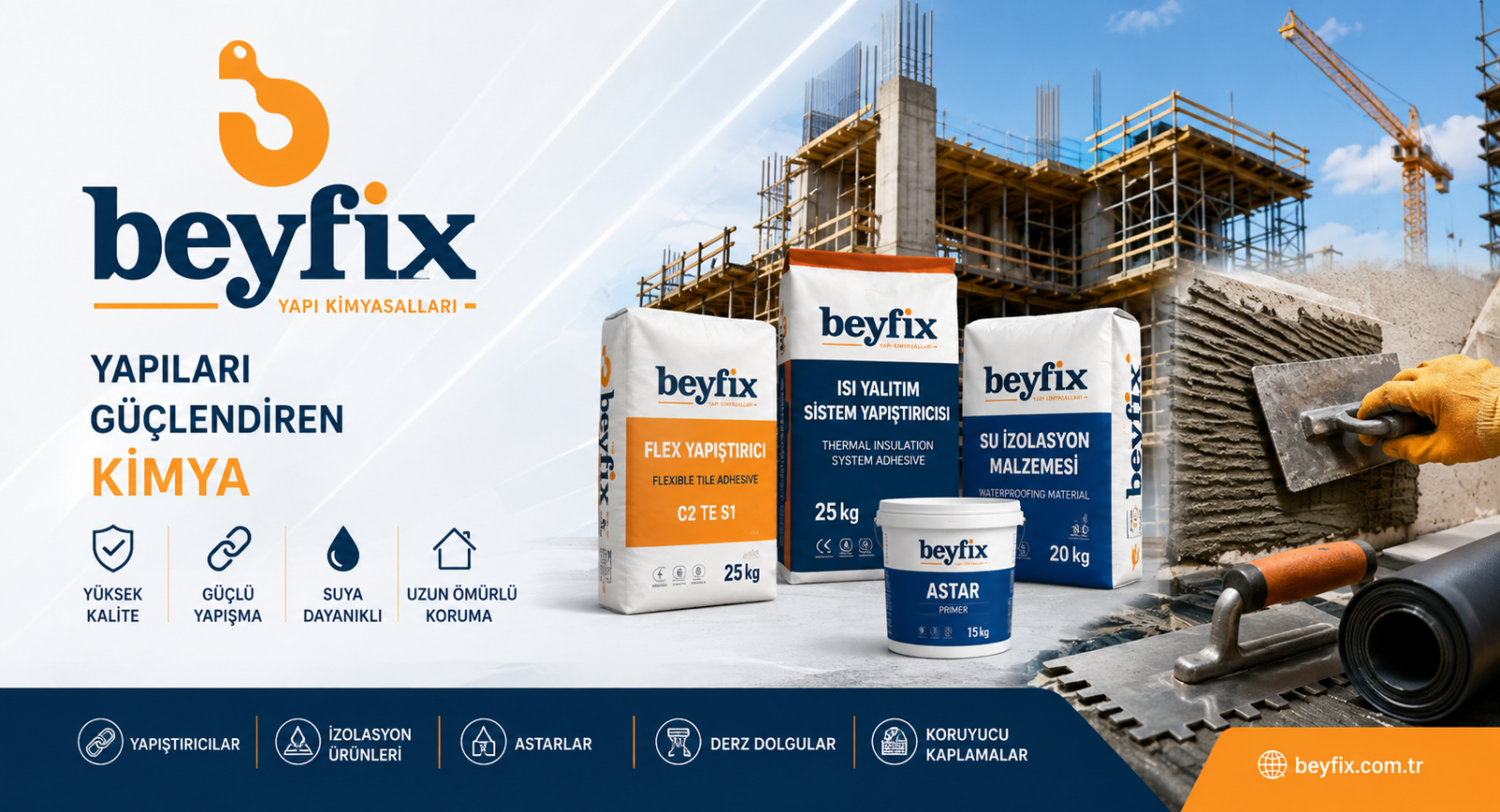 BEYFİX YAPI KİMYASALLARI — kapak görseli