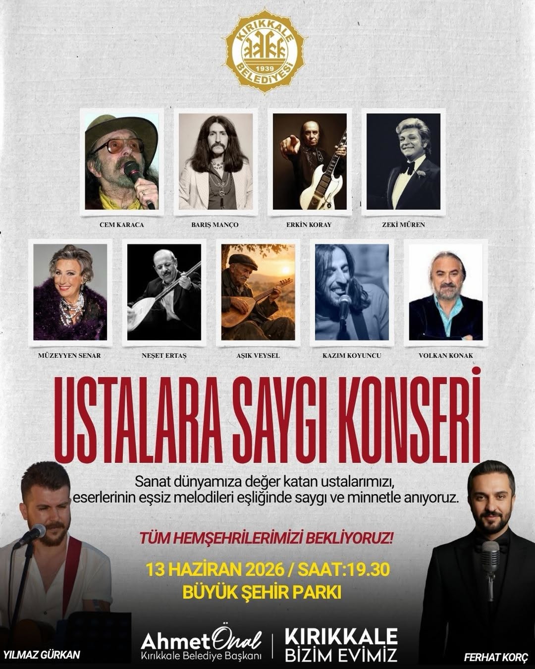USTALARA SAYGI KONSERİ
