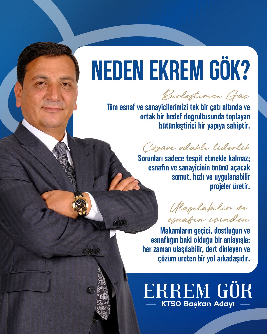 Neden Ekrem Gök? #bizimleyeniden