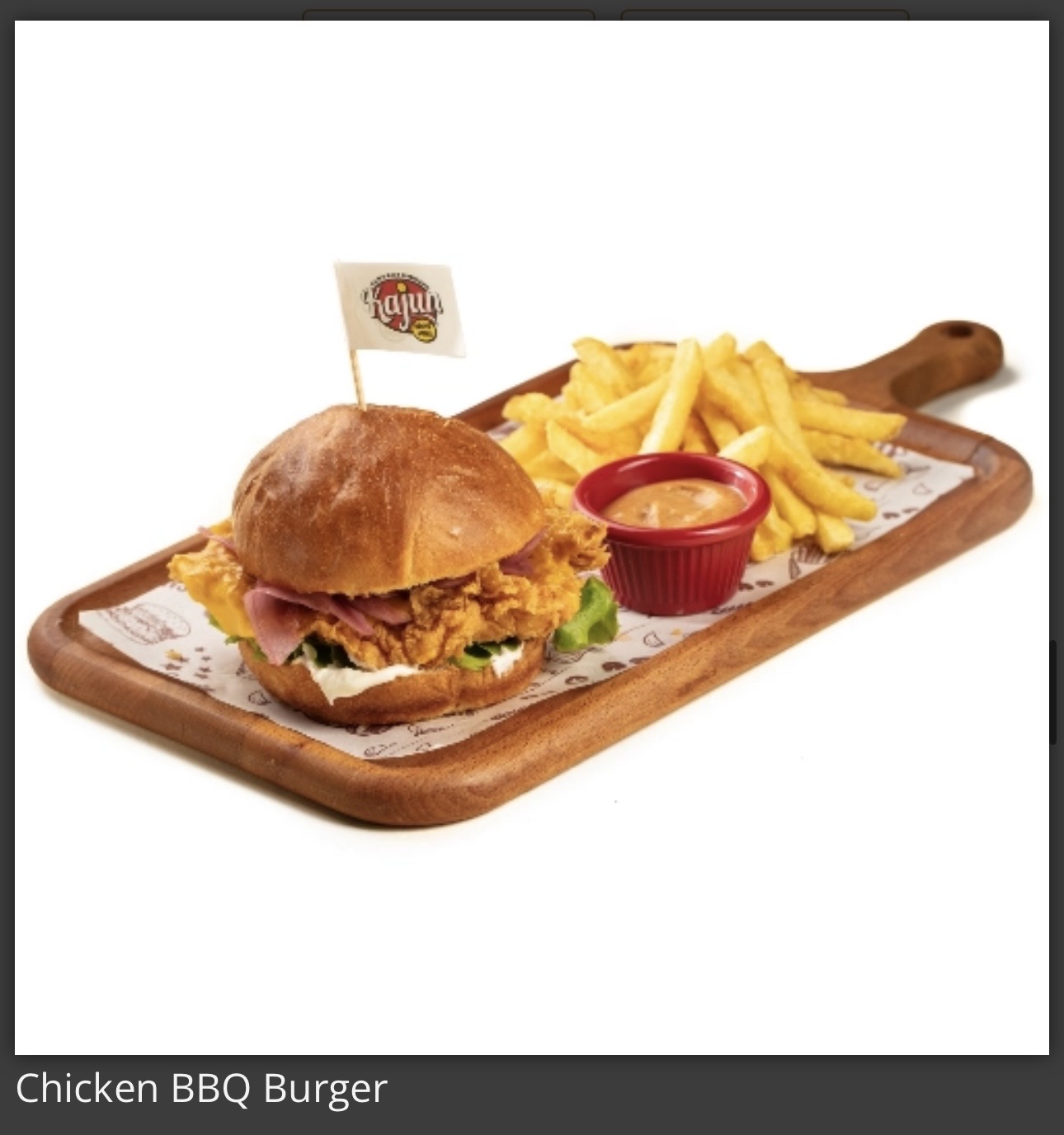 Chicken BBQ Burger