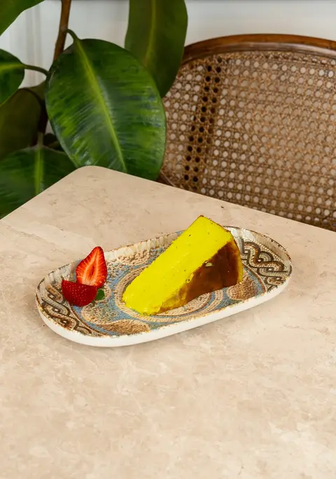 Antep Fıstıklı Bask Cheesecake