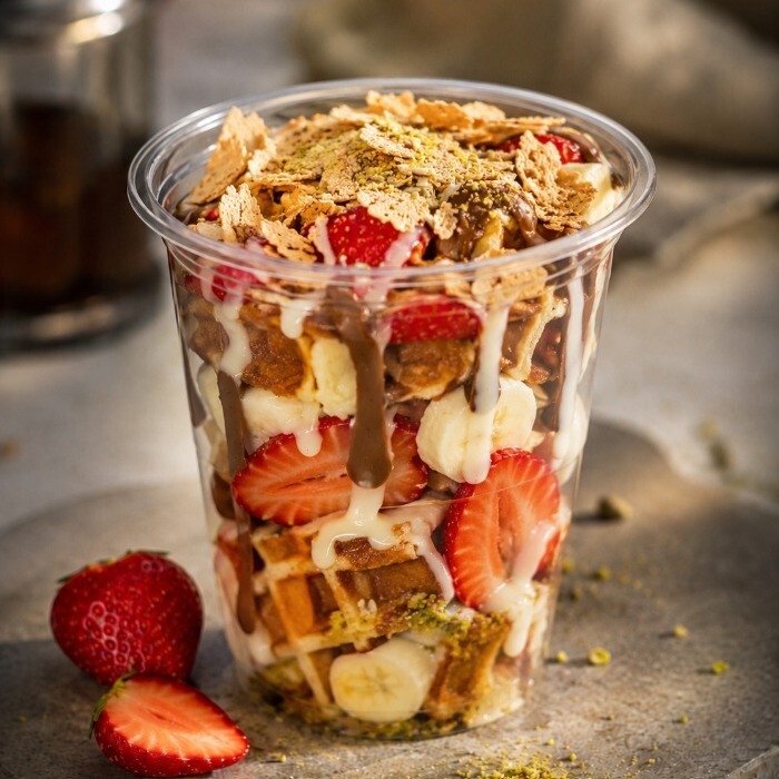 Kendin Oluştur Bardak Waffle