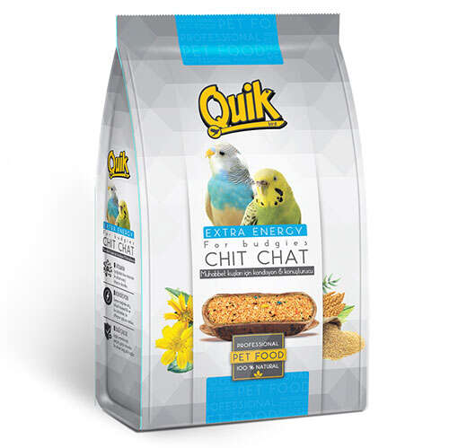 Quik Chit Chat Muhabbet Kuşu Konuşturucu ve Kondisyon Yemi 150 gr