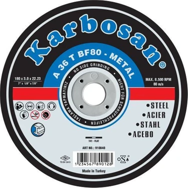 KARBOSAN METAL KESİCİ 230*3,0