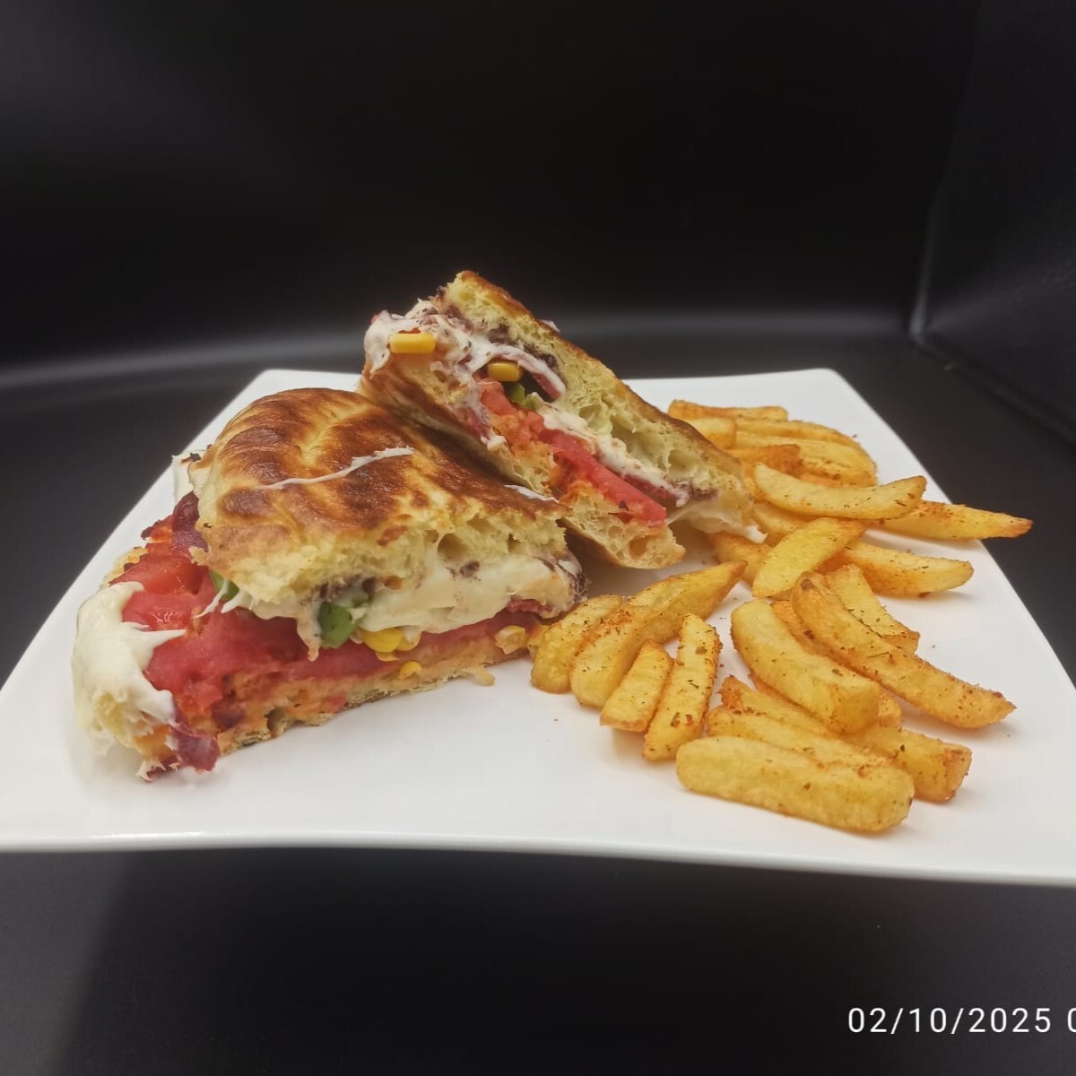 Pizza Bazlama Tost Yarım (Double)