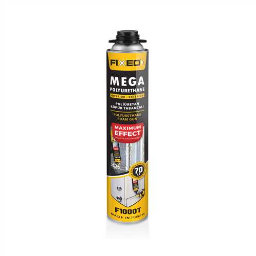FIXED MEGA POLİÜRETAN KÖPÜK 1000 GR
