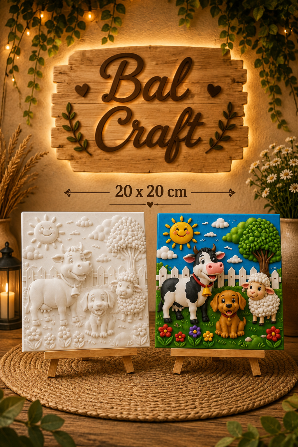 20x20 Eğitici&Öğretici Boyama Seti