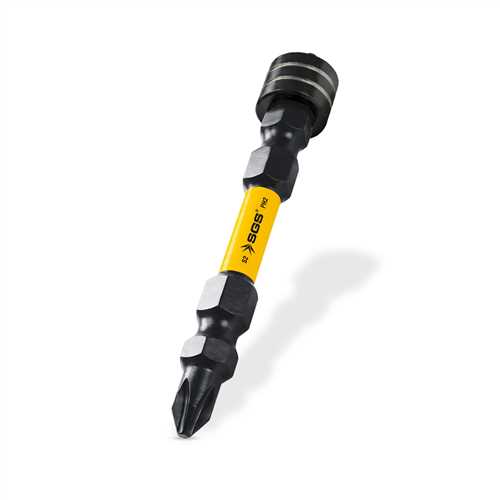 MANYETİK ÇİFT YÖNLÜ BİTS UÇ PH2 65mm Black-Pro Series