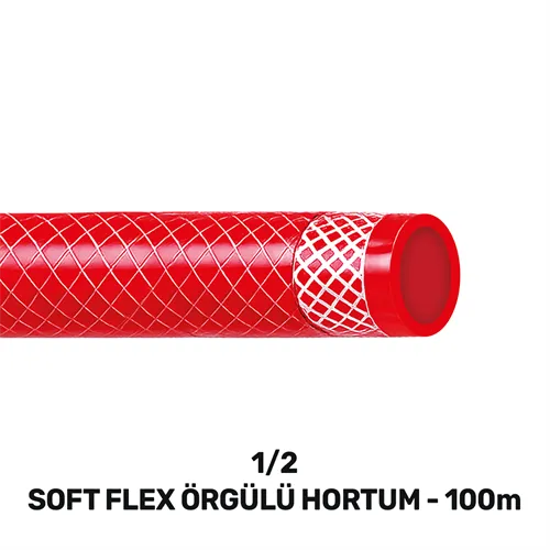 1/2 SOFTFLEX ÖRGÜLÜ HORTUM 100 MT (100gr/mt)