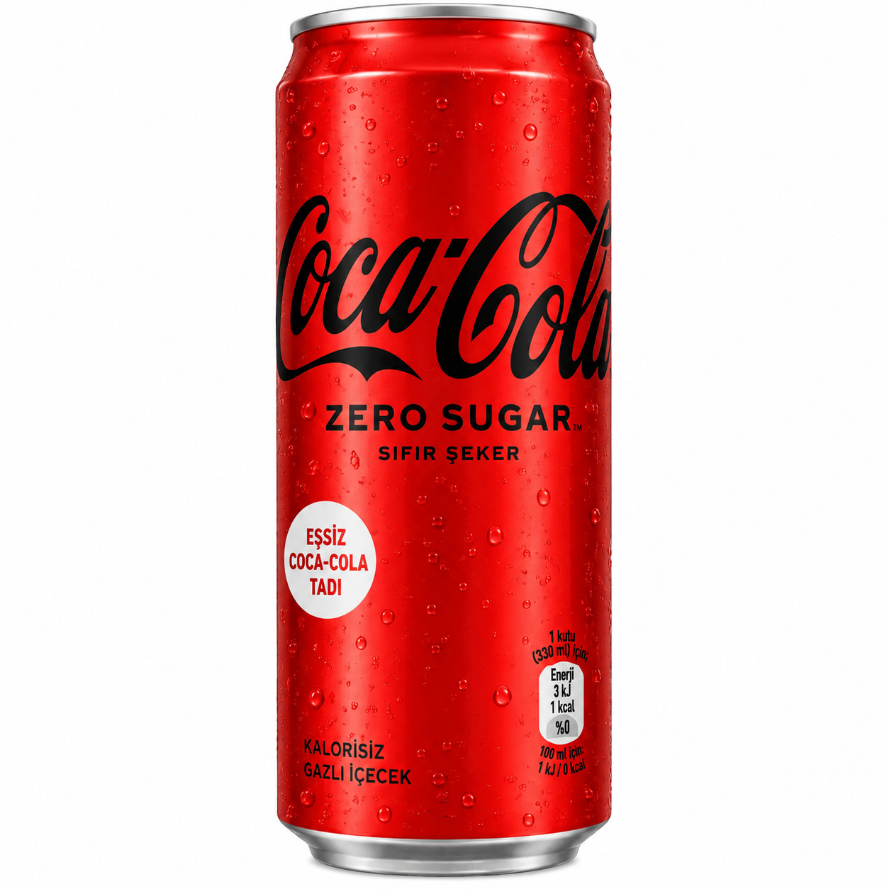 Coca Cola Zero Sugar Gazlı İçecek 330 ml