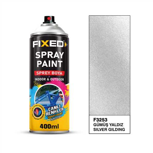 SPREY BOYA AKRİLİK - GÜMÜŞ YALDIZ EFEKT 320 GR 400 ML