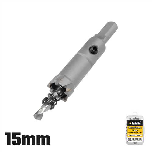 TCT METAL-INOX DELME PANÇ SETİ 15 MM