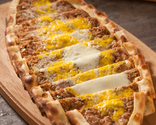 Kıymalı kaşarlı yumurtalı