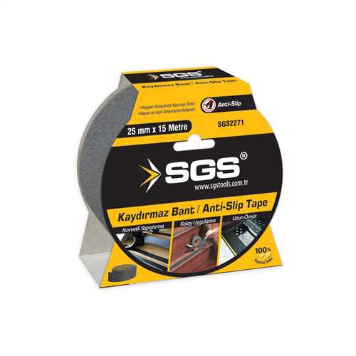 MERDİVEN KAYDIRMAZ BANDI 25MM*15MT