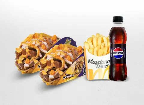 2'li Doritos'lu Maytako Menü (Et Dönerden)