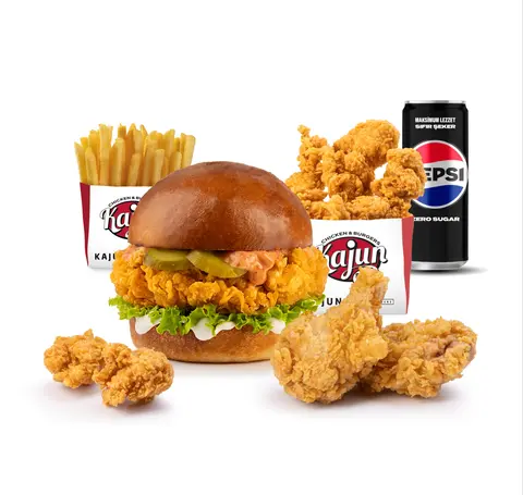 Kanatlı Burger Menü