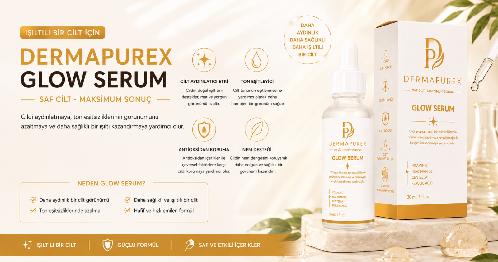 Dermapurex Glow Serum (Aydınlatıcı Serum)