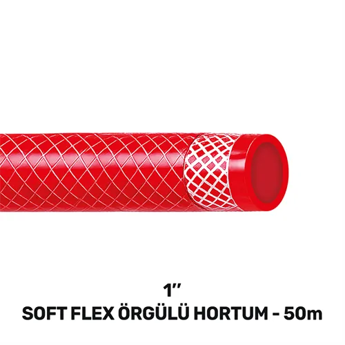1'' SOFTFLEX ÖRGÜLÜ HORTUM 50 MT (300gr/mt)