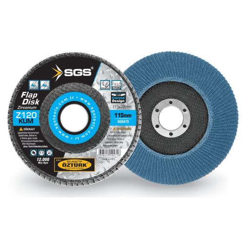FLAP DİSK 115MM 120KUM (Zirconium)