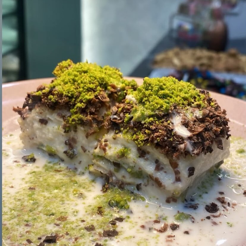 Fıstıklı Orjinal Çikolatalı Soğuk Baklava (250 gr.)