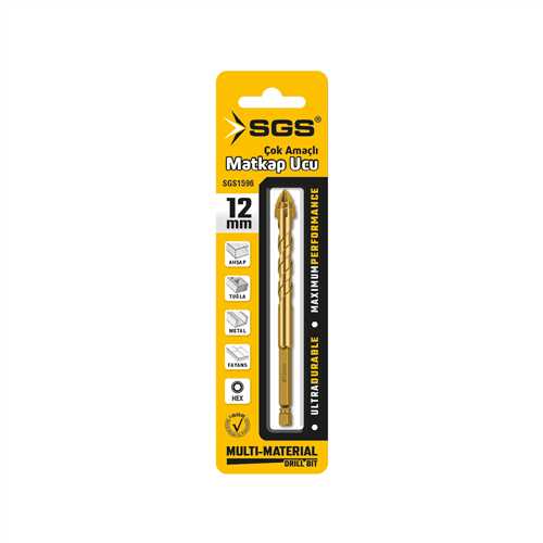 ÇOK AMAÇLI MATKAP UCU 12MM*120MM