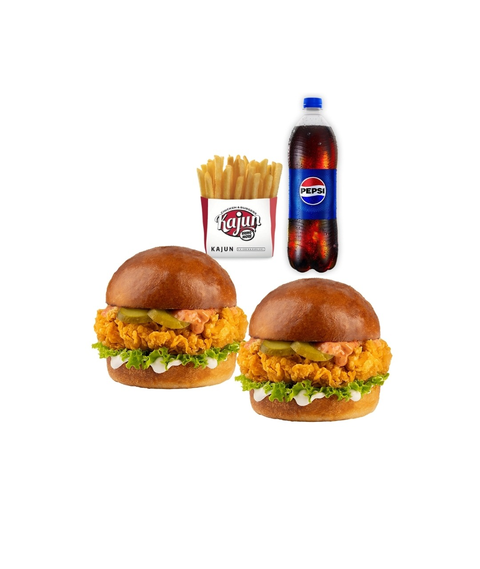 2'li Kıtır Tavur Burger Menü