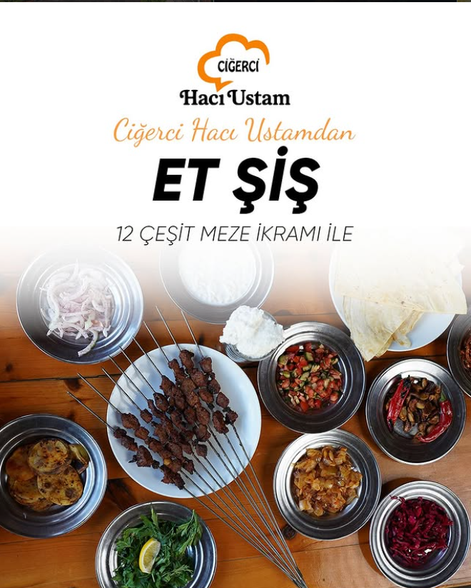 Yarım Porsiyon Et Şiş