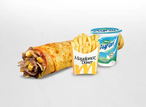 Et Döner Maydonoz XLarge Dürüm Menü
