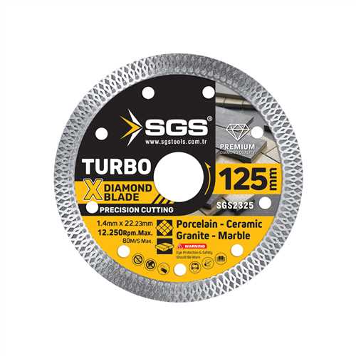 TURBO ELMAS HASSAS KESİCİ (125*1,4 MM)