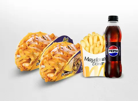 2'li Doritos'lu Maytako Menü (Tavuk Dönerden)