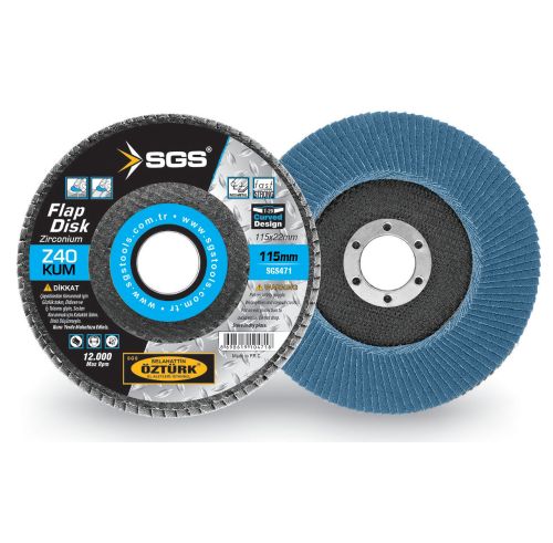 FLAP DİSK 115MM 40KUM (Zirconium)