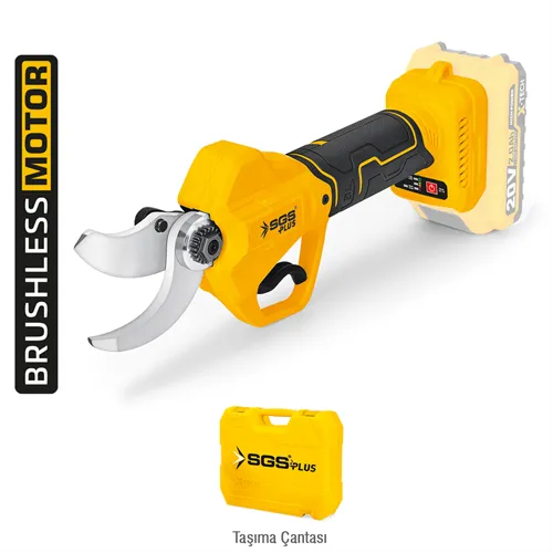 AKÜLÜ BAĞ BUDAMA MAKASI 20V  32 mm (KÖMÜRSÜZ MOTOR)