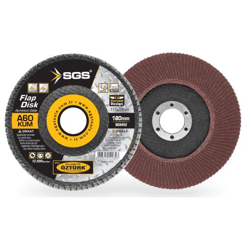 FLAP DİSK 180MM AO 60KUM