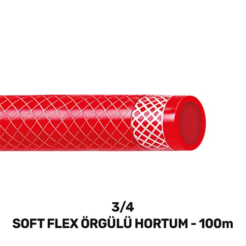 3/4 SOFTFLEX ÖRGÜLÜ HORTUM 100 MT (210gr/mt)