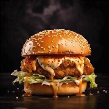 By Mir Cajun Ranch Burger