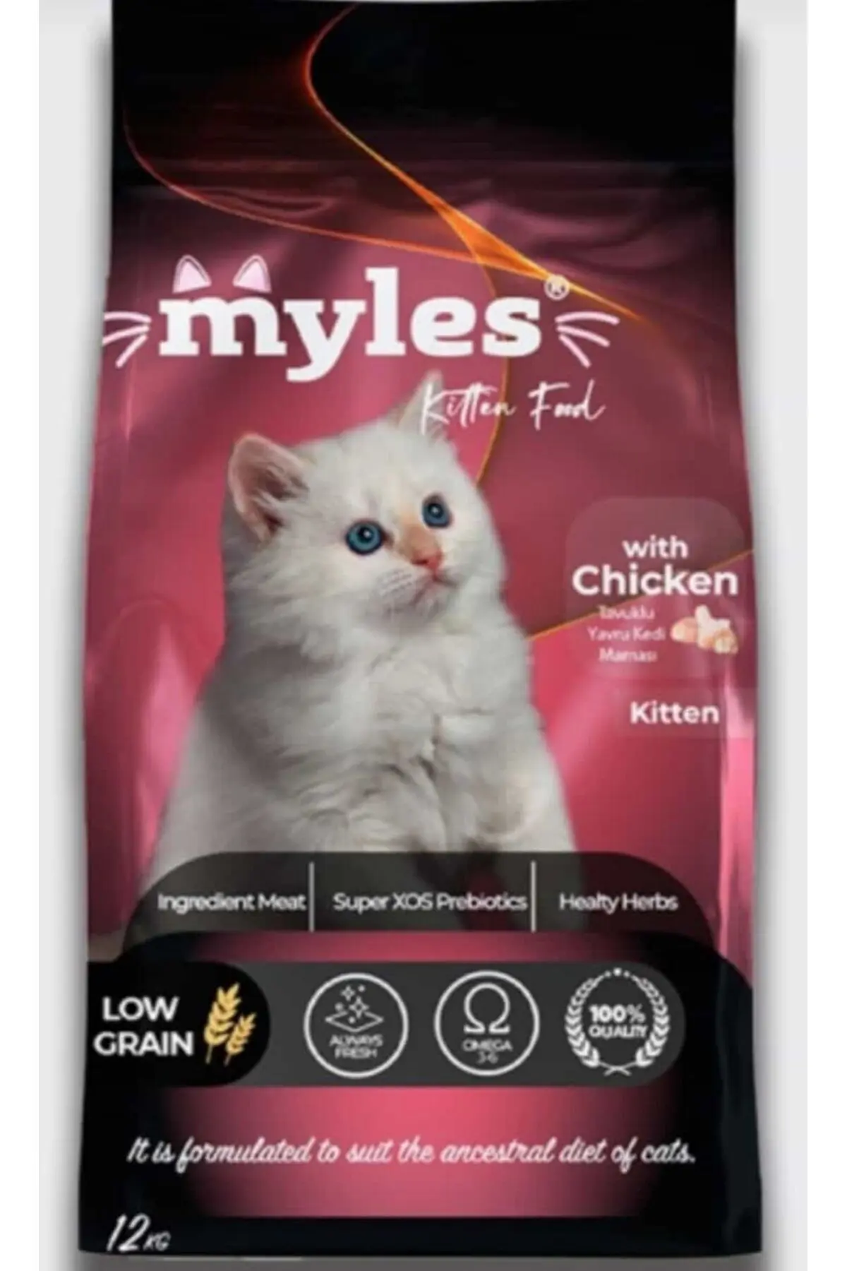 Myles Tavuklu Yavru Kedi Maması (1 kg / 3 kg / 5 kg Bölme Seçenekli)