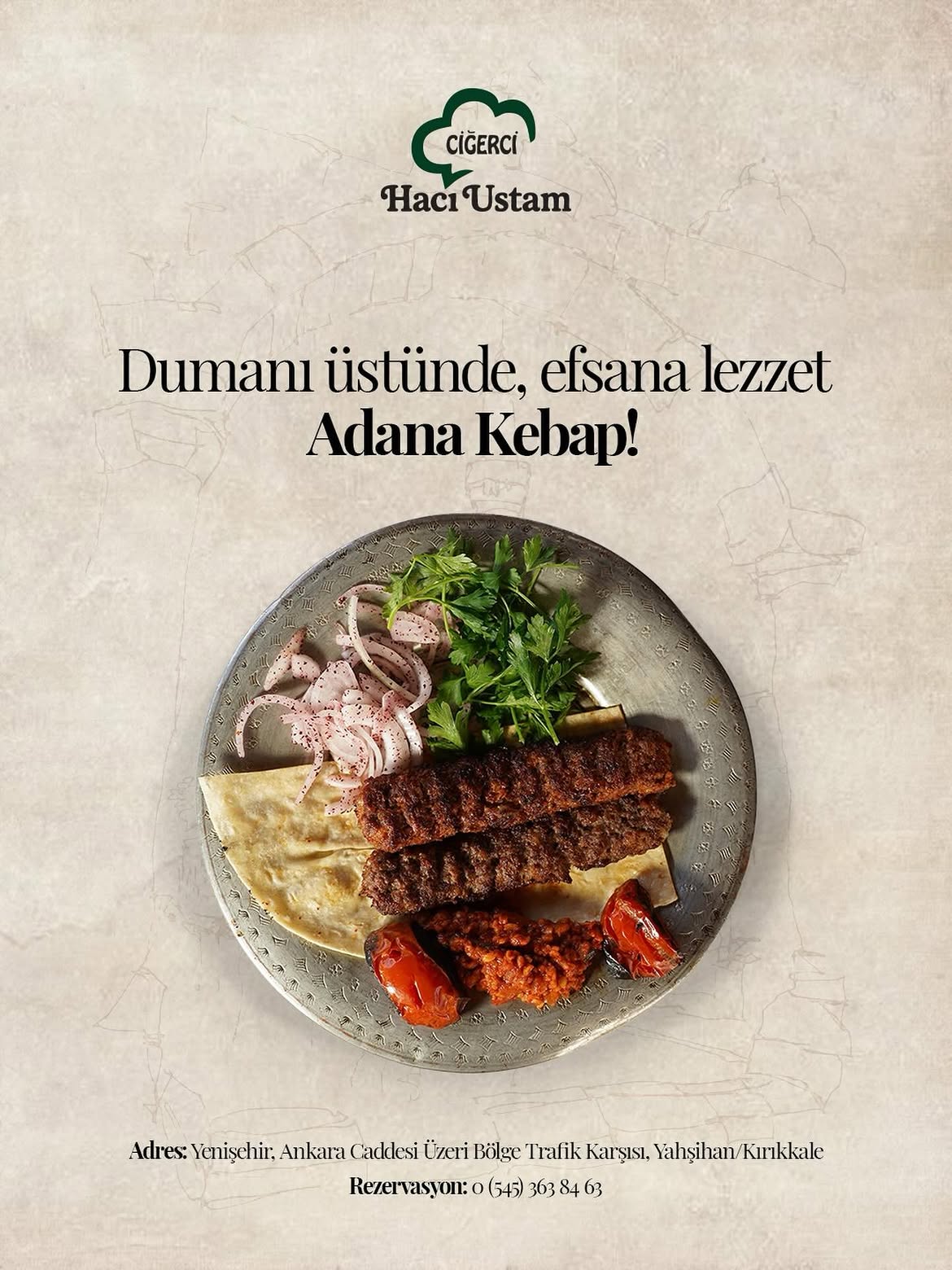 Tam Porsiyon Adana Kebap