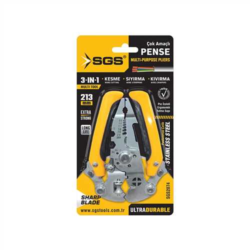 ÇOK AMAÇLI ELEKTRİKÇİ PENSE 3 IN 1