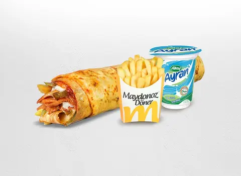 Tavuk Döner Maydonoz Large Dürüm Menü