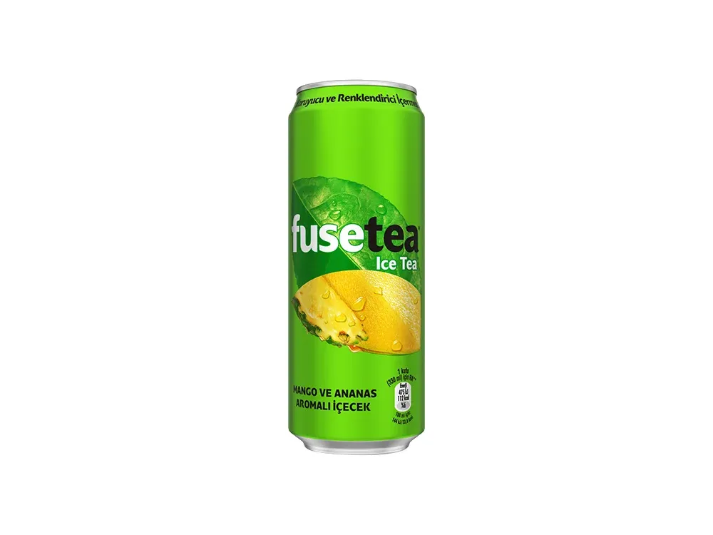 Fuse Tea Mango & Ananas 330 ml (Teneke)