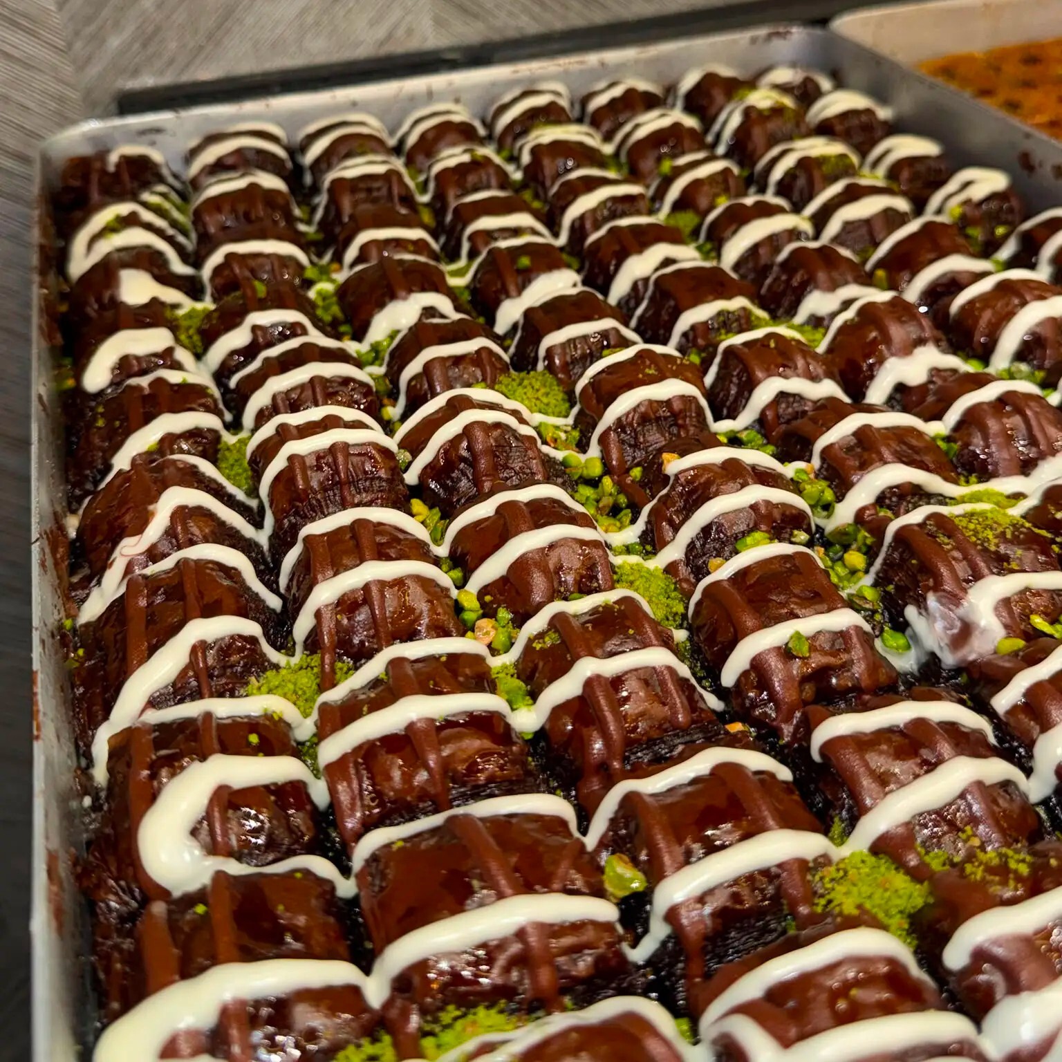 Çikolatalı Fıstıklı Baklava (1 kg)