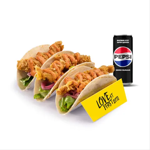 Tavuklu Taco