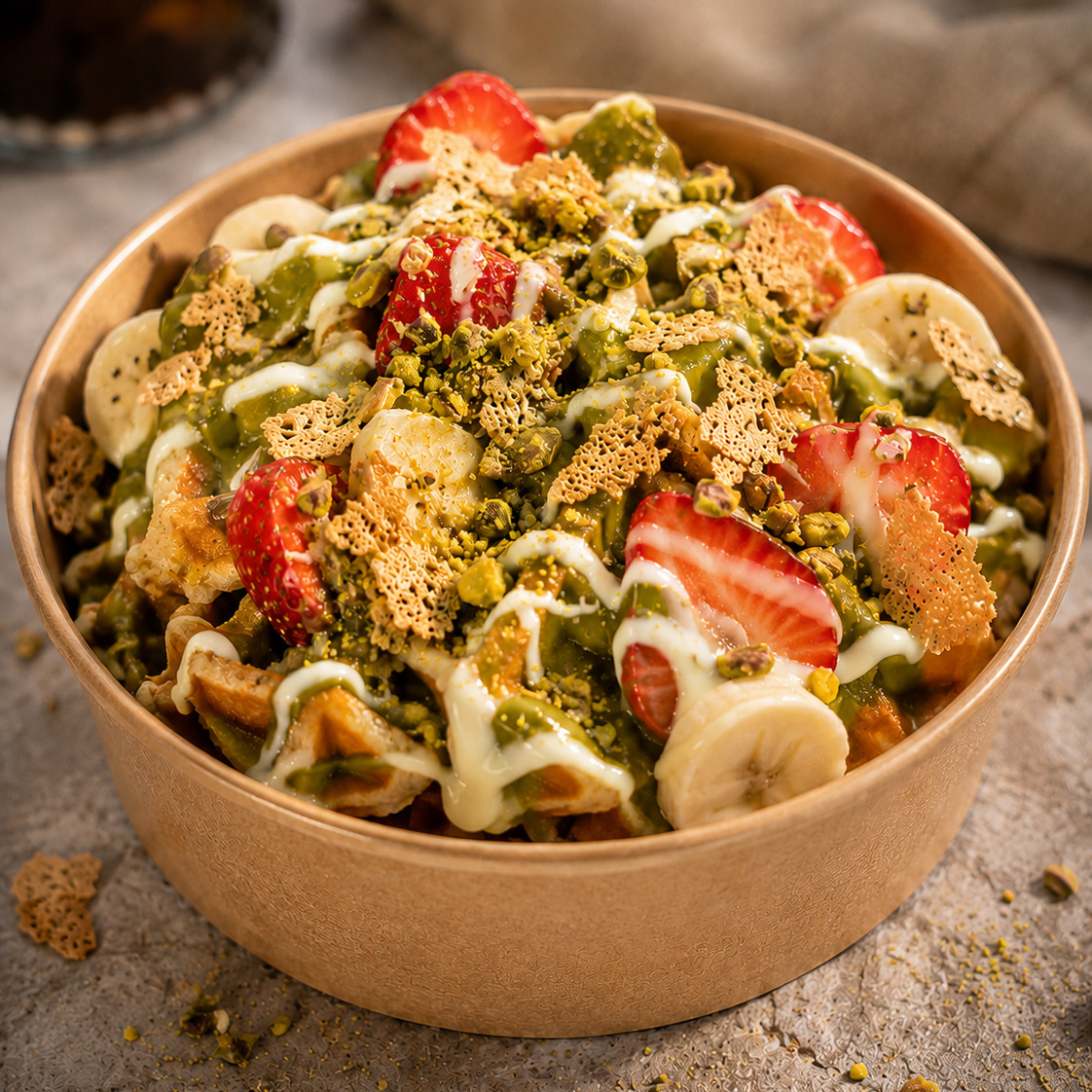 Fıstık Rüyası Bowl Waffle