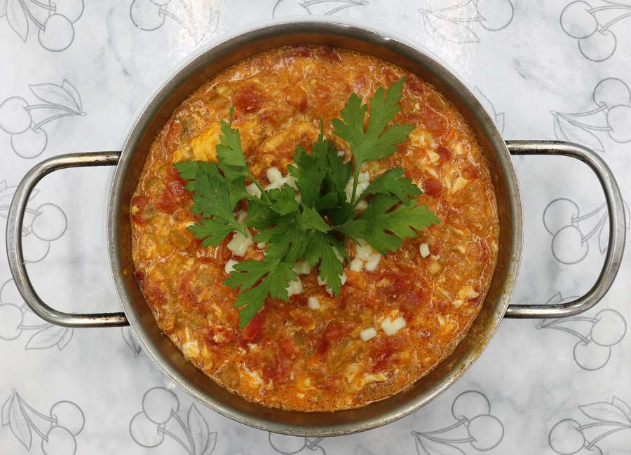Kaşarlı Sucuklu Menemen