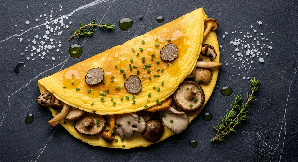 Mantarlı Omlet