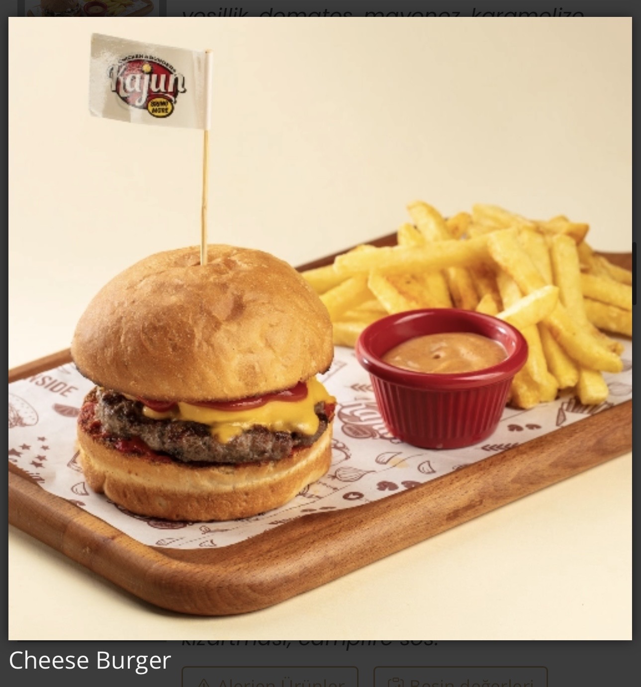Cheese Burger