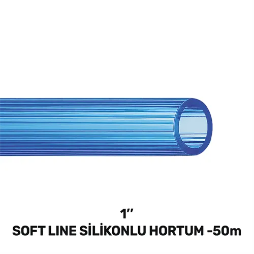 1'' SOFTLINE SİLİKONLU HORTUM 50 MT (300gr/mt)
