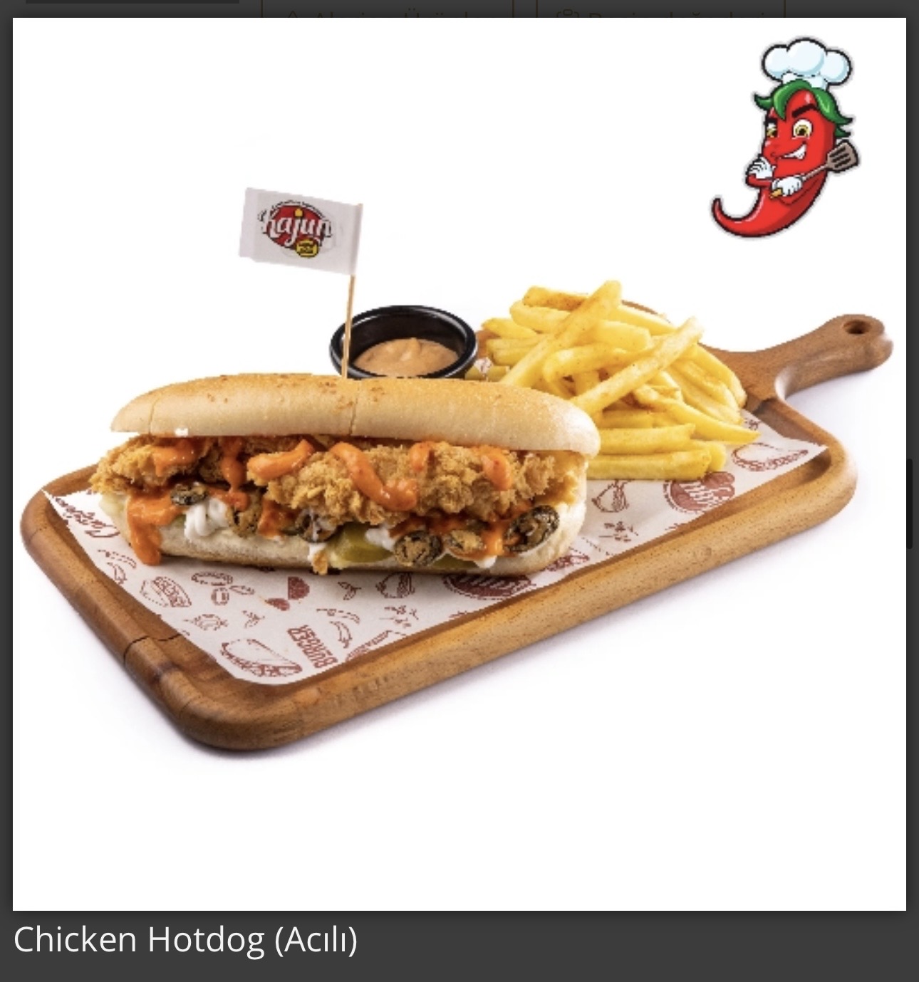 Chicken Hotdog Acılı