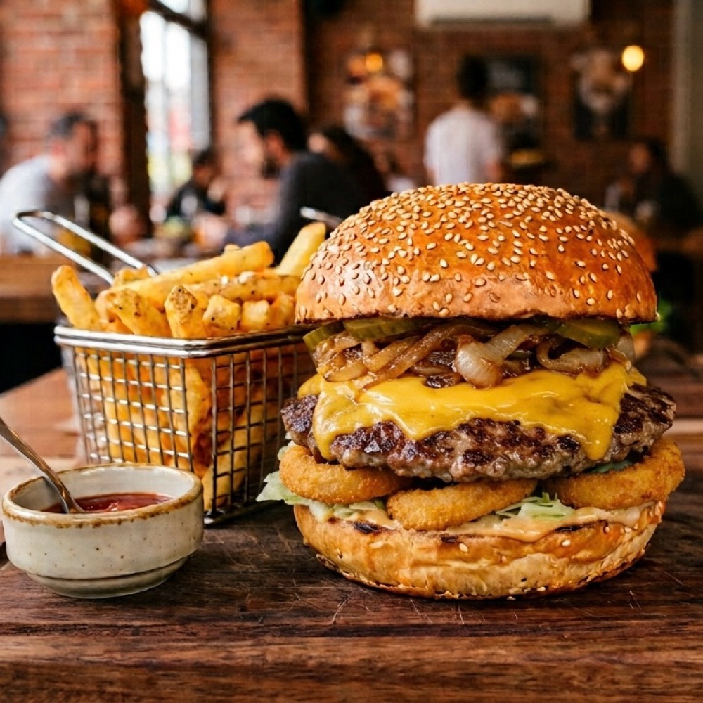 Crispy Onion Burger